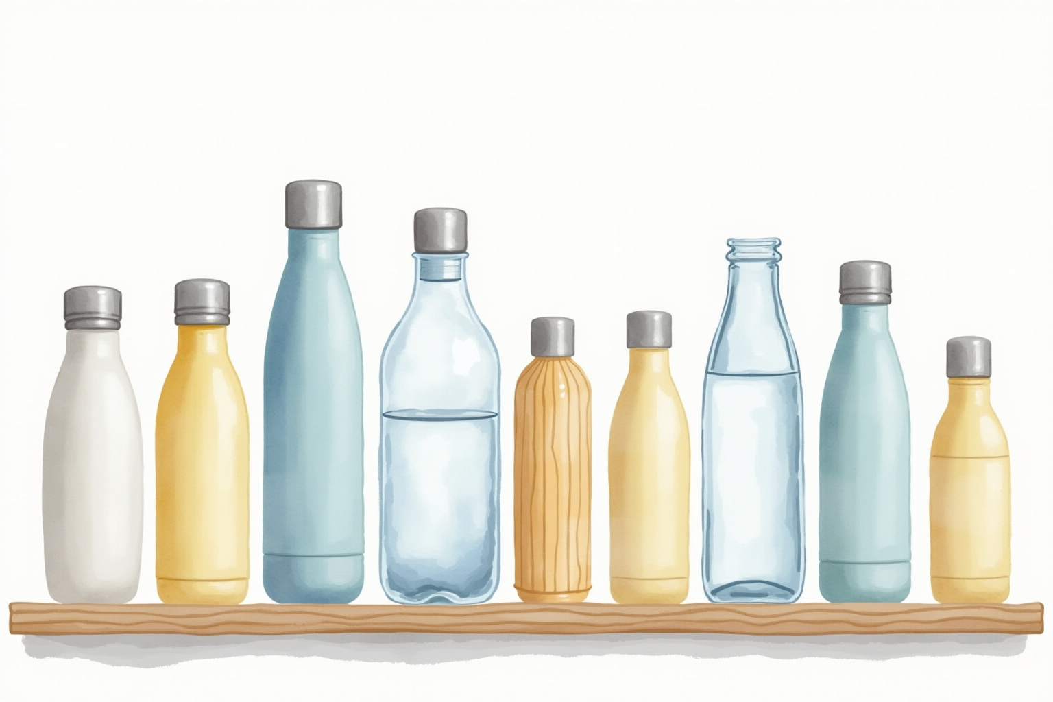 Reusable Water Bottles — Stainless, Glass, Plastic, and Infuser Compared (NSF and FDA Data)