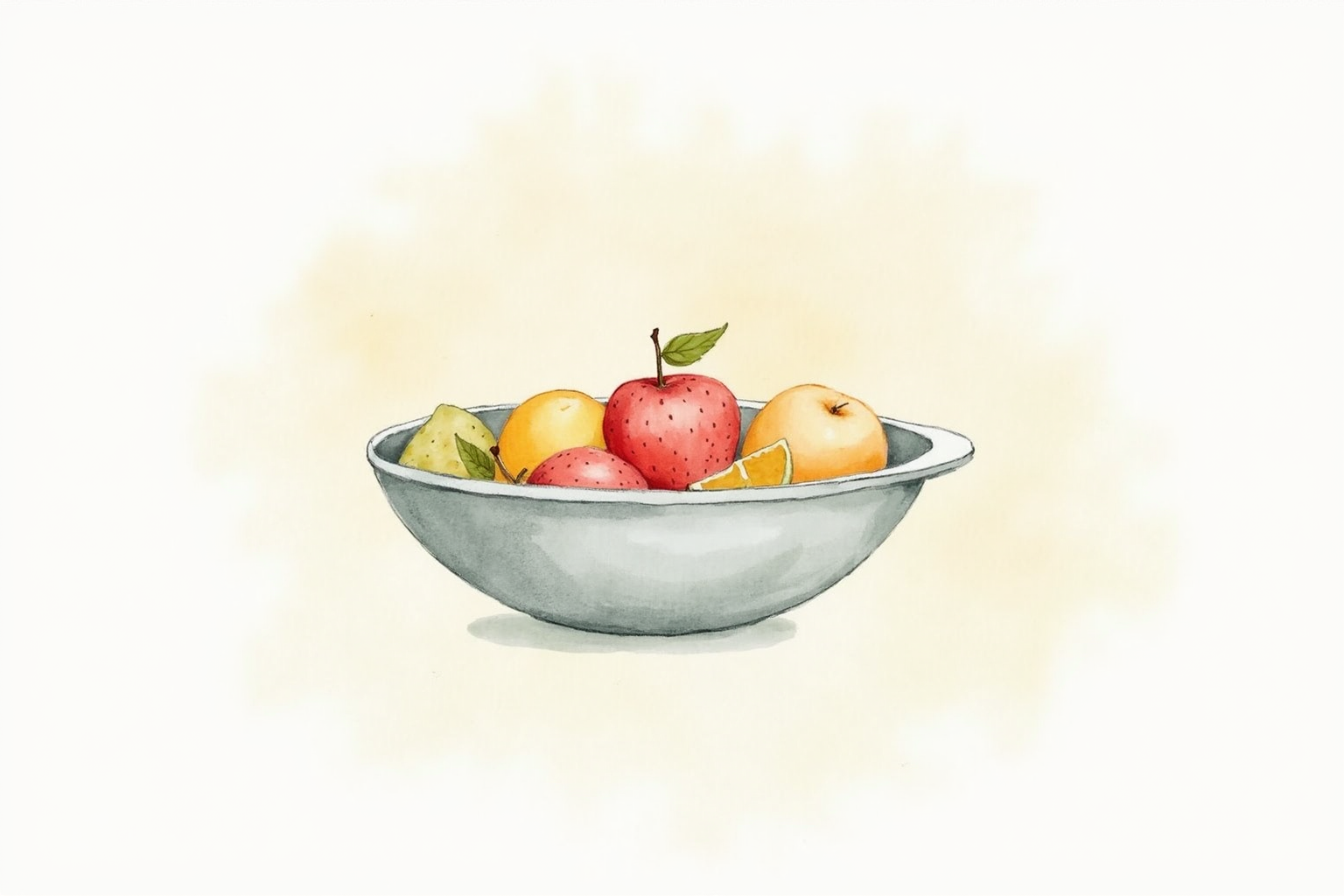Silicone stretch lid covering bowl of fruit