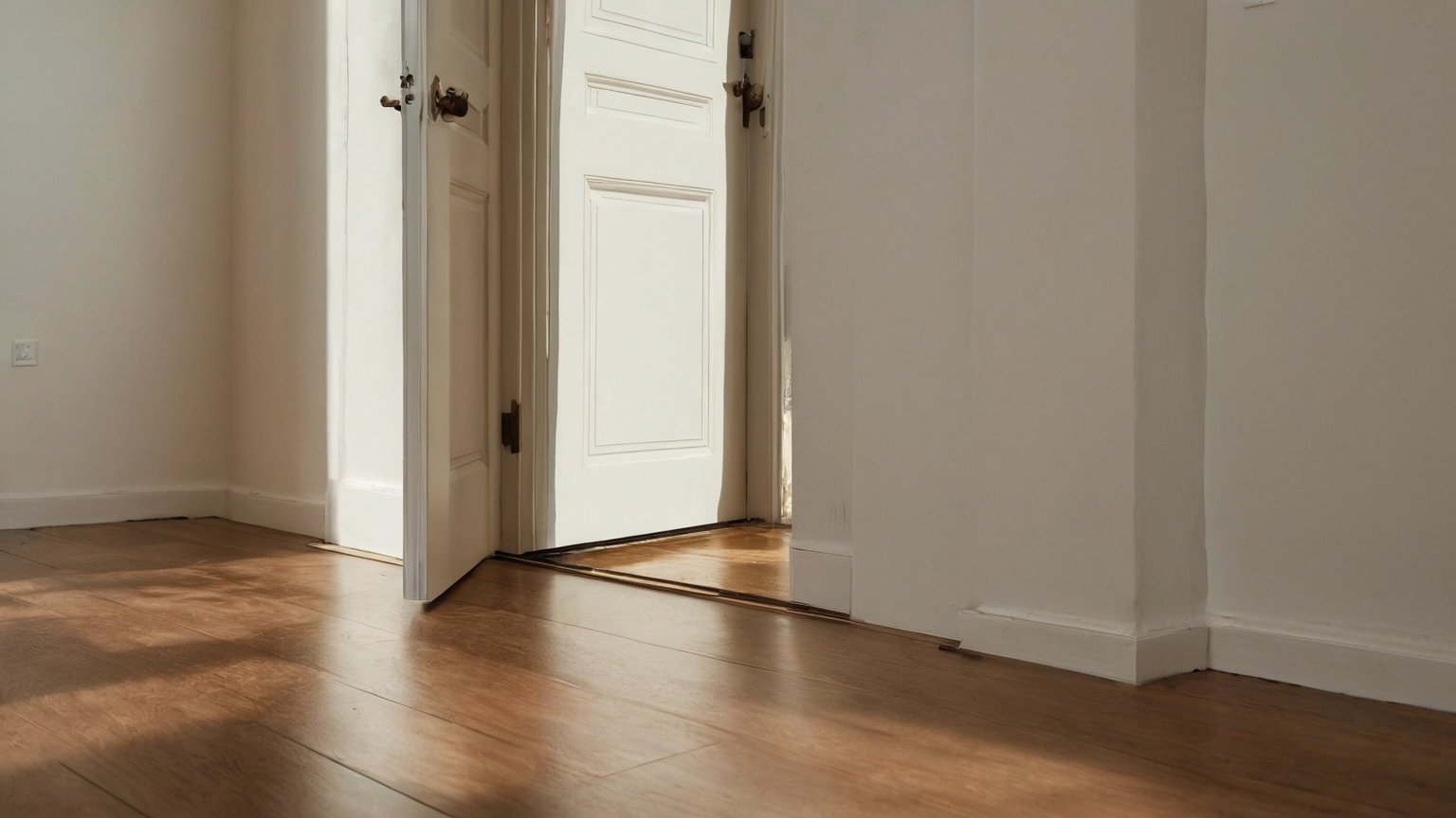 Door threshold and sweep detail