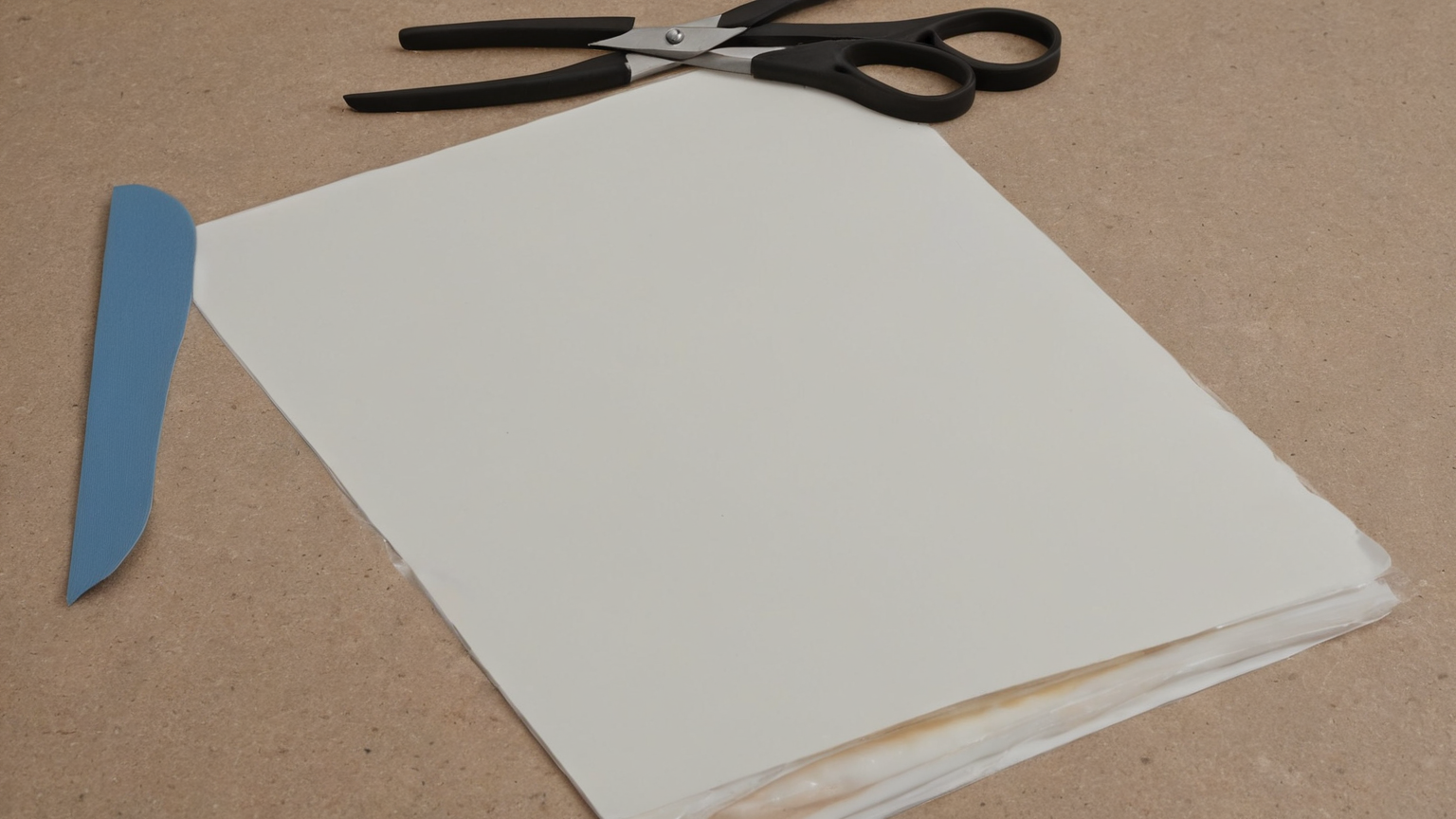 Blank project cards and weatherstrip materials