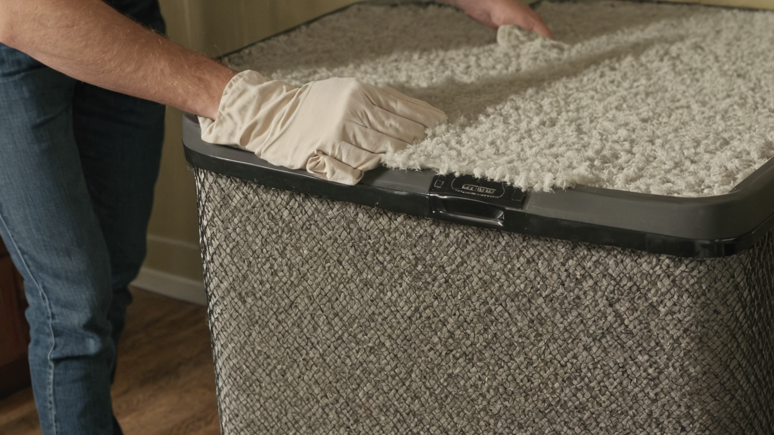 Cleaning lint filter