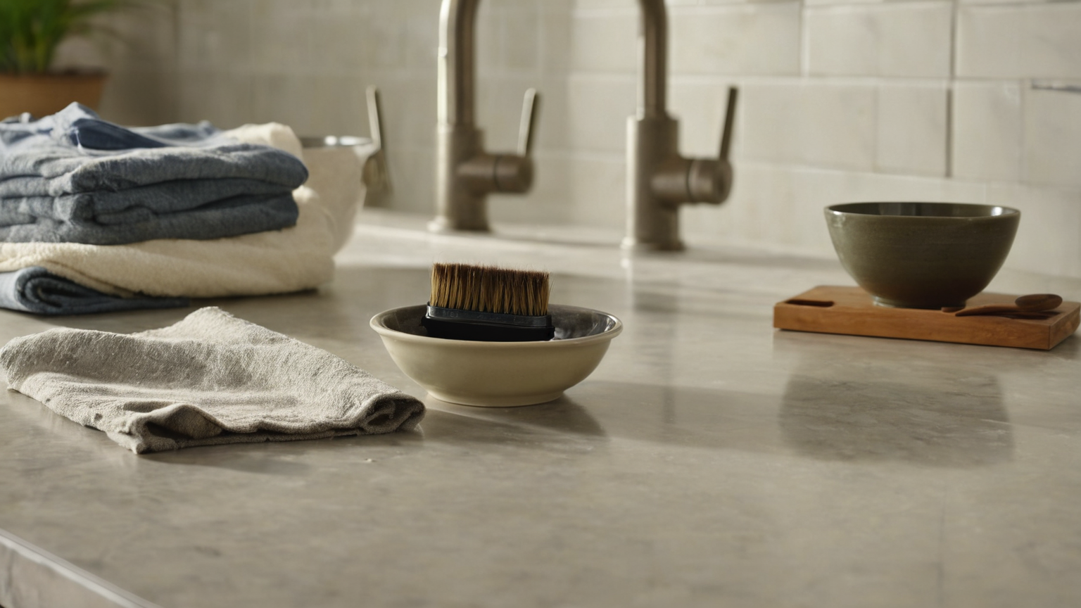 Stain pretreatment setup