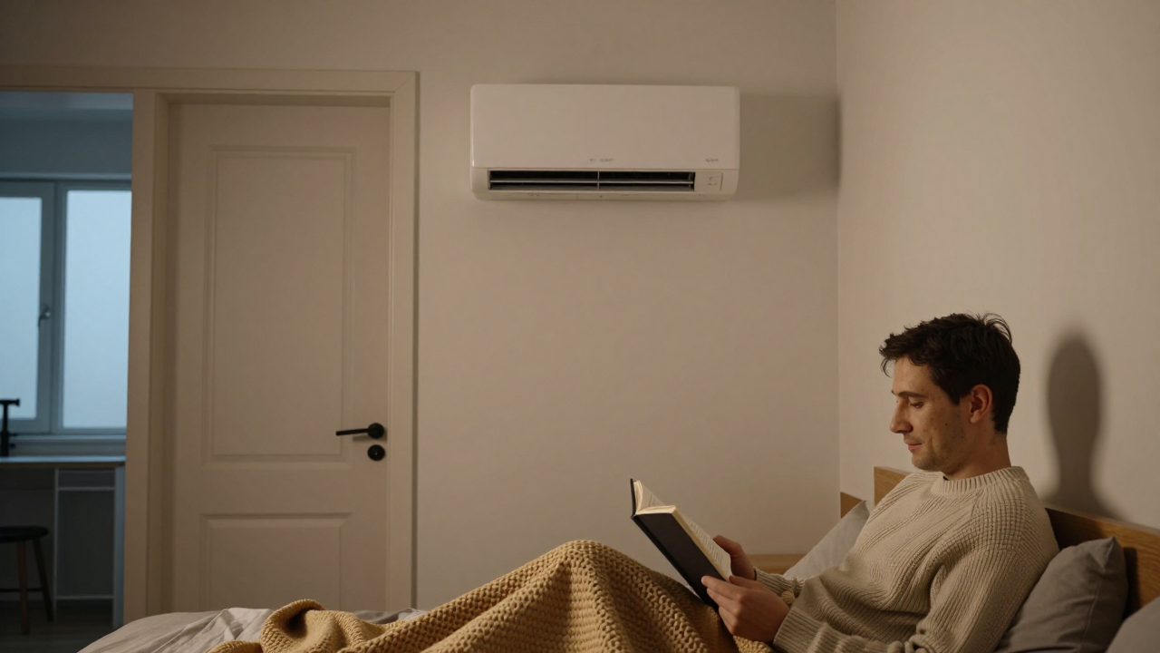 An occupied winter room served as a deliberate heating zone